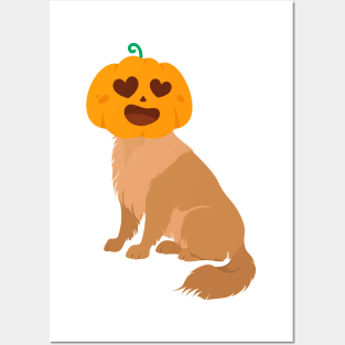 labrador retriever is a Jack-o-Lantern Posters and Art